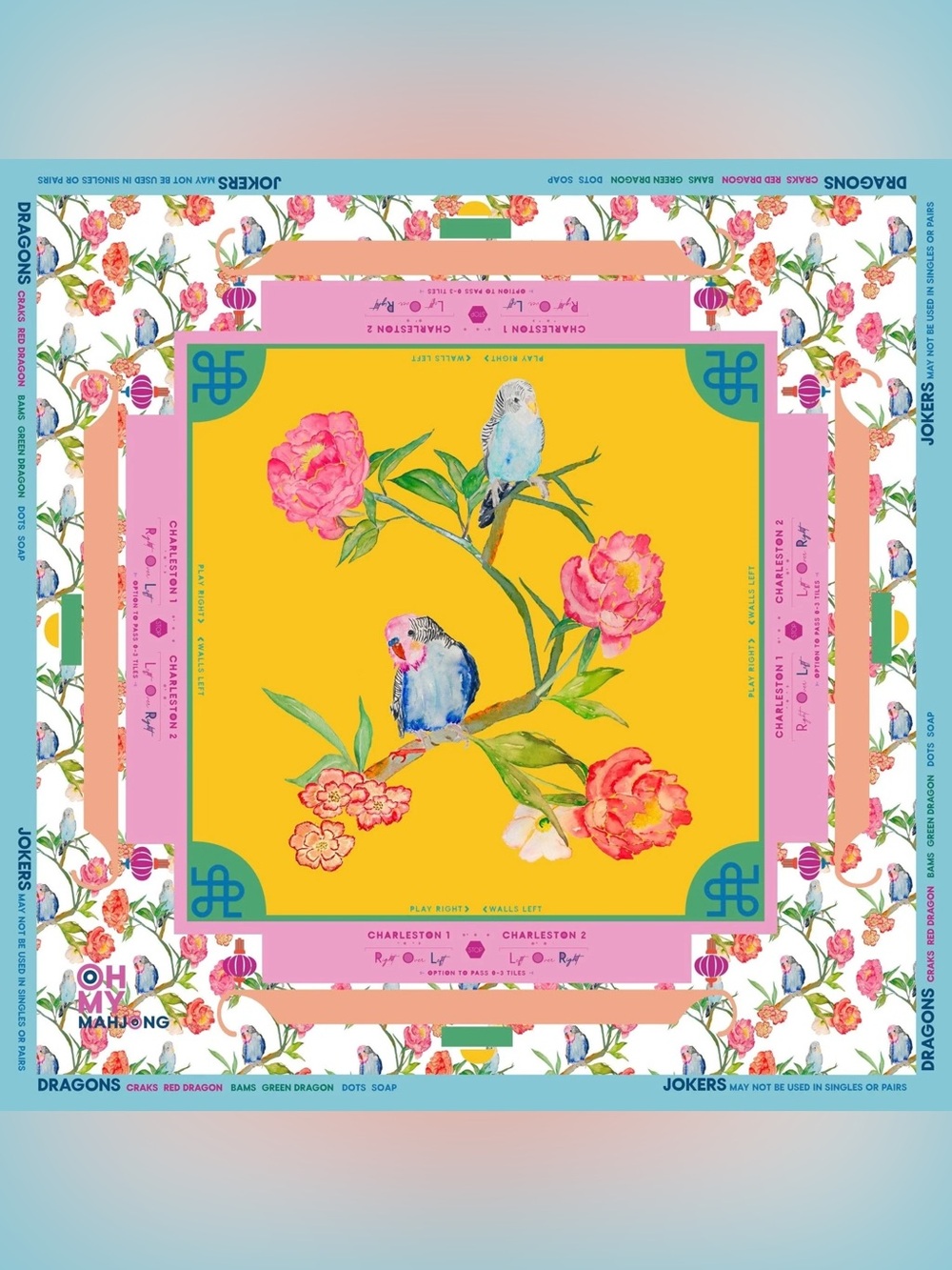 Oh My Mahjong Spring Fling mat limited edition